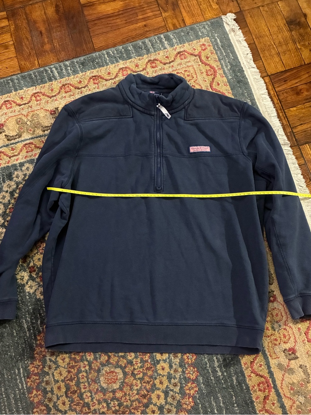 Vineyard Vines Men's Navy Quarter-Zip Pullover